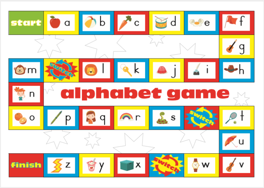 Alphabet board game