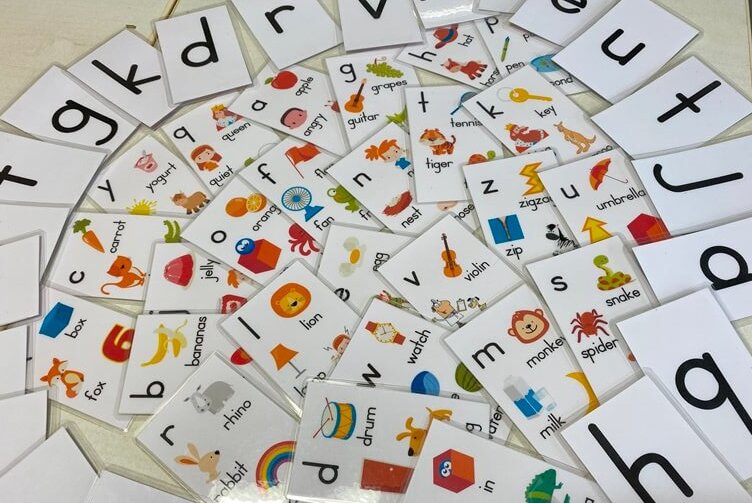 a fun card game for learning basic phonic sounds