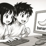 boy and girl playing an English video game