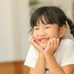Girl smiling