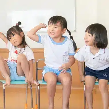 young girls enjoying their lesson